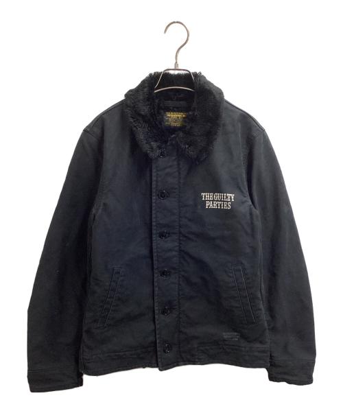 WACKO MARIA（ワコマリア）WACKO MARIA (ワコマリア) Back Maria N-1 Deck Jacket ブラック サイズ:Mの古着・服飾アイテム