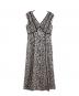 Her lip to（ハーリップトゥ）の古着「Lace Trimmed Floral Dress / 1222305063」｜ブラック