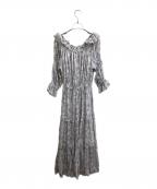 HER LIP TOハーリップトゥ）の古着「Dream Floral Long Dress」｜ホワイト