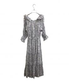 HER LIP TO（ハーリップトゥ）の古着「Dream Floral Long Dress」｜ホワイト
