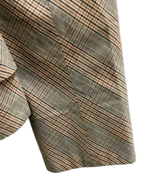 Vivienne Westwood RED LABEL（ヴィヴィアンウエストウッドレッドレーベル）Vivienne Westwood RED LABEL (ヴィヴィアンウエストウッドレッドレーベル) チェックジャケット ベージュ サイズ:Sの古着・服飾アイテム