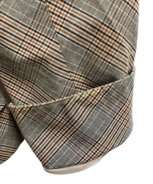 Vivienne Westwood RED LABEL（ヴィヴィアンウエストウッドレッドレーベル）Vivienne Westwood RED LABEL (ヴィヴィアンウエストウッドレッドレーベル) チェックジャケット ベージュ サイズ:Sの古着・服飾アイテム