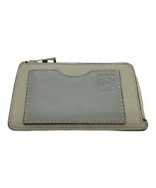 LOEWE（ロエベ）の古着「コインカードホルダー / カードケース /  C660Z40X07」｜黄緑
