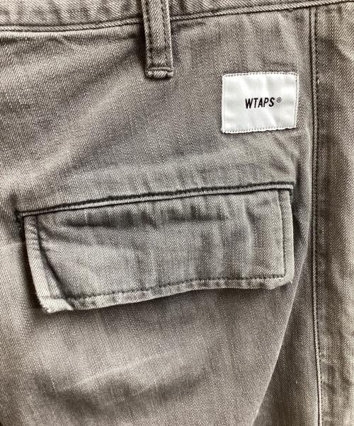 WTAPS（ダブルタップス）WTAPS (ダブルタップス) BOONIE TROUSERS COTTON.DENIM グレー サイズ:01の古着・服飾アイテム