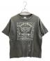 SAINT MICHAEL（セントマイケル）の古着「NH-SS TEE/ SKULL BIKE / SM-S23-0000-116 / Tシャツ / ﾀﾞﾒｰｼﾞ加工」｜ブラック