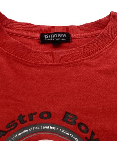 Astro Boy（アストロボーイ）ASTRO BOY (アストロボーイ) 00s プリントTシャツ　/　 鉄腕アトム レッド サイズ:Lの古着・服飾アイテム