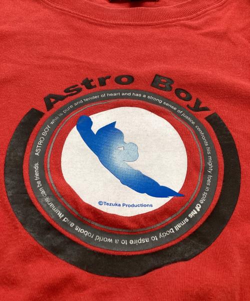 Astro Boy（アストロボーイ）ASTRO BOY (アストロボーイ) 00s プリントTシャツ　/　 鉄腕アトム レッド サイズ:Lの古着・服飾アイテム