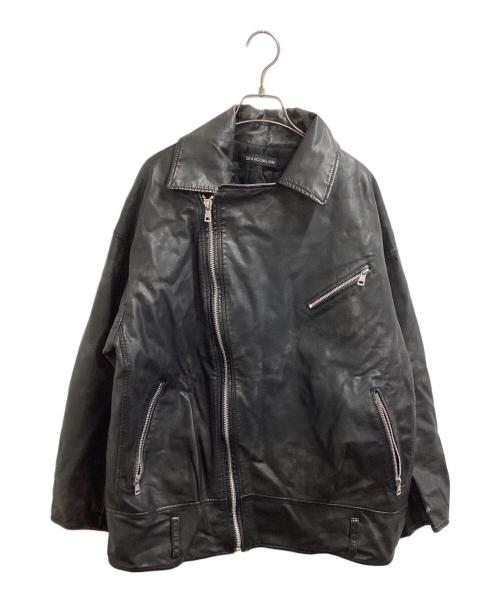 Sea Room lynn（シールームリン）Sea Room Lynn (シールームリン) Vintage ECOレザーBIGライダース レザージャケット ブラック サイズ:Mの古着・服飾アイテム
