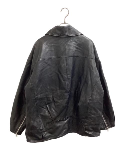 Sea Room lynn（シールームリン）Sea Room Lynn (シールームリン) Vintage ECOレザーBIGライダース レザージャケット ブラック サイズ:Mの古着・服飾アイテム