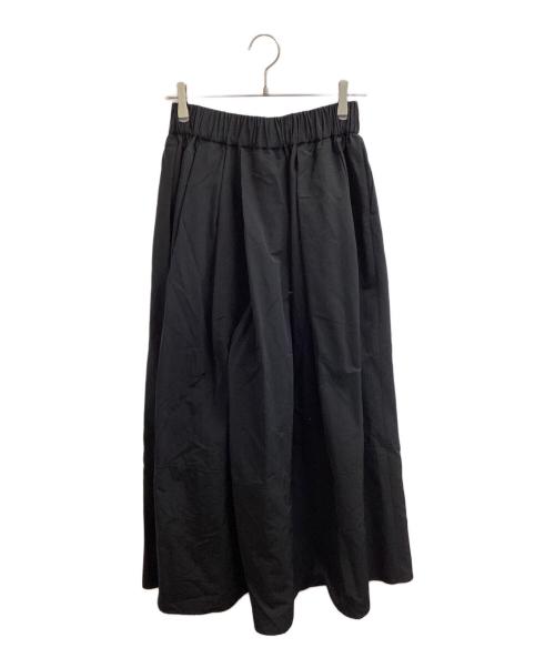 LOHEN（ローヘン）LOHEN (ローヘン) ハイカウントグログランスカートパンツ　/　LH23A-PT083 ブラック サイズ:FREEの古着・服飾アイテム