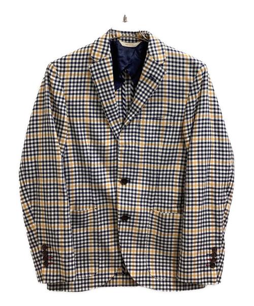BROOKS BROTHERS Red Fleece（ブルックスブラザーズレッドフリース）BROOKS BROTHERS Red Fleece (ブルックスブラザーズレッドフリース) チェックテーラードジャケット マルチカラー サイズ:36の古着・服飾アイテム