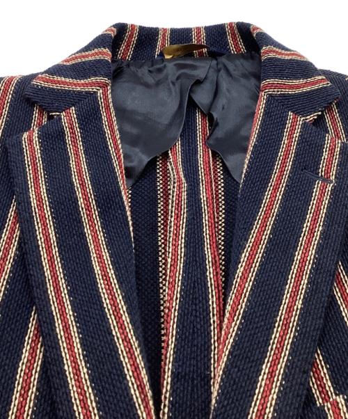 BROOKS BROTHERS（ブルックスブラザーズ）BROOKS BROTHERS (ブルックスブラザーズ) ストライプテーラードジャケット ネイビー サイズ:36の古着・服飾アイテム