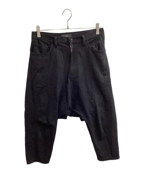 Y's（ワイズ）Y's (ワイズ) TWILL DENIM 5ポケット サルエルパンツ / YZ-P18-013 ブラック サイズ:1の古着・服飾アイテム