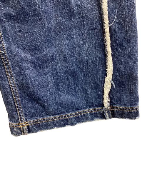tricot COMME des GARCONS（トリココムデギャルソン）tricot COMME des GARCONS (トリココムデギャルソン) 裁ち切替デニムワイドパンツ インディゴ サイズ:不明の古着・服飾アイテム