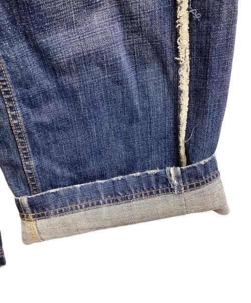 tricot COMME des GARCONS（トリココムデギャルソン）tricot COMME des GARCONS (トリココムデギャルソン) 裁ち切替デニムワイドパンツ インディゴ サイズ:不明の古着・服飾アイテム
