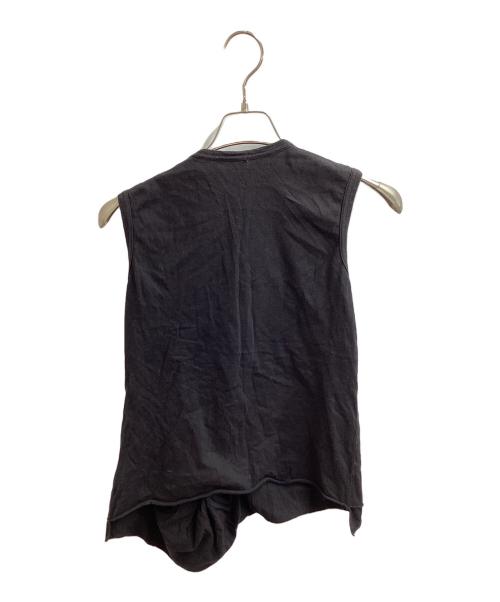 COMME des GARCONS（コムデギャルソン）COMME des GARCONS (コムデギャルソン) 編み込みノースリーブカットソー ブラック サイズ:表記なしの古着・服飾アイテム