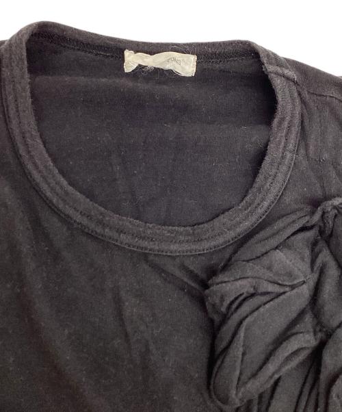 COMME des GARCONS（コムデギャルソン）COMME des GARCONS (コムデギャルソン) 編み込みノースリーブカットソー ブラック サイズ:表記なしの古着・服飾アイテム