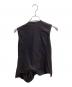 COMME des GARCONS (コムデギャルソン) 編み込みノースリーブカットソー ブラック サイズ:表記なし：6000円