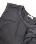 中古・古着 COMME des GARCONS (コムデギャルソン) 編み込みノースリーブカットソー ブラック サイズ:表記なし：6000円