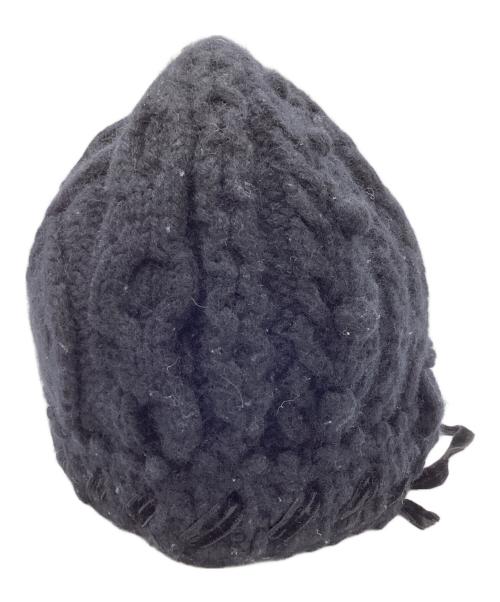 tricot COMME des GARCONS（トリココムデギャルソン）tricot COMME des GARCONS (トリココムデギャルソン) ケーブルニットキャップ / TR-N045 ブラックの古着・服飾アイテム