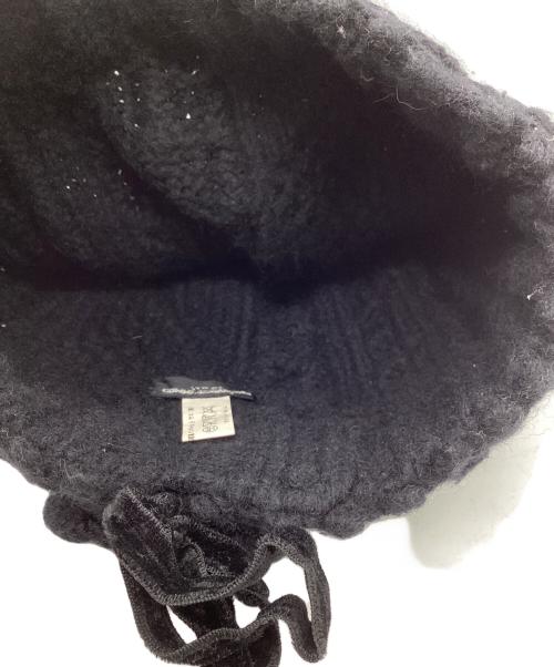 tricot COMME des GARCONS（トリココムデギャルソン）tricot COMME des GARCONS (トリココムデギャルソン) ケーブルニットキャップ / TR-N045 ブラックの古着・服飾アイテム