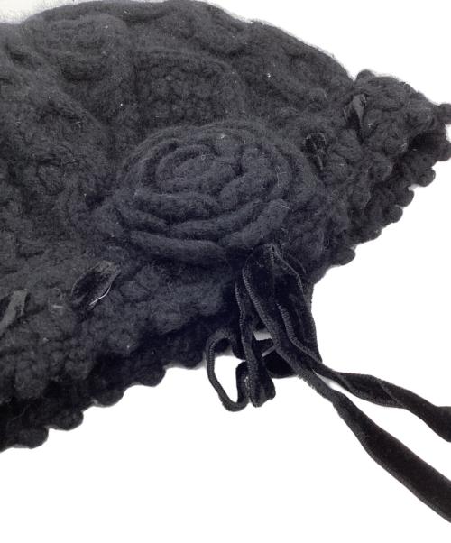 tricot COMME des GARCONS（トリココムデギャルソン）tricot COMME des GARCONS (トリココムデギャルソン) ケーブルニットキャップ / TR-N045 ブラックの古着・服飾アイテム