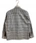 ISSEY MIYAKE (イッセイミヤケ) Seersucker check shirt / ME33FJ089 / MADE IN JAPAN ホワイト×ネイビー サイズ:3：6000円