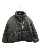 ZARA×and wanderザラ×アンドワンダー）の古着「WATER RESISTANT & WINDPROOF ジャケット / 中綿ジャケット」｜カーキ