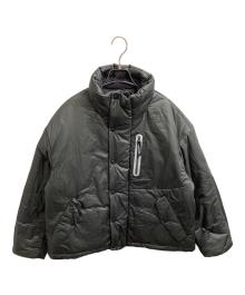 ZARA×and wander（ザラ×アンドワンダー）の古着「WATER RESISTANT & WINDPROOF ジャケット / 中綿ジャケット」｜カーキ