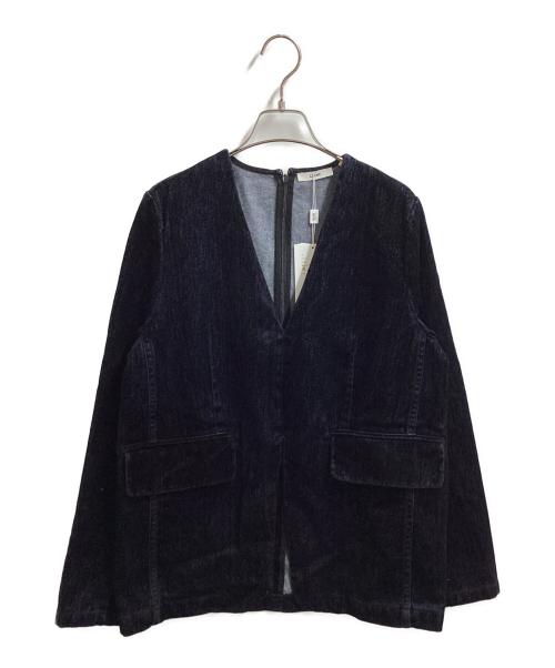 CLANE（クラネ）CLANE (クラネ) PULLOVER FLOCKY TOPS　/　19122-4222 ブラック サイズ:FREEの古着・服飾アイテム