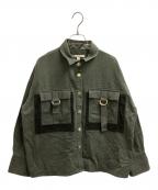 Barbourバブアー）の古着「シャツジャケット / 242LSH1649」｜グリーン