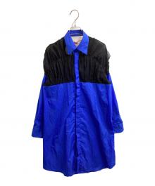 Maison Margiela（メゾンマルジェラ）の古着「ドッキングシャツワンピース / S51CU0056 S49650」｜ブルー
