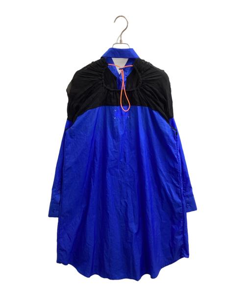 Maison Margiela（メゾンマルジェラ）Maison Margiela (メゾンマルジェラ) ドッキングシャツワンピース / S51CU0056 S49650 ブルー サイズ:36の古着・服飾アイテム
