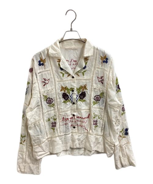 TODAYFUL（トゥデイフル）TODAYFUL (トゥデイフル) Embroidery Patchwork Shirts　/　12410403 ベージュ サイズ:FREEの古着・服飾アイテム