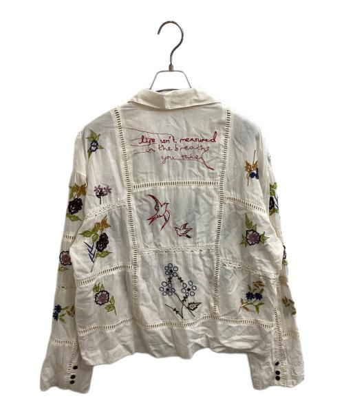 TODAYFUL（トゥデイフル）TODAYFUL (トゥデイフル) Embroidery Patchwork Shirts　/　12410403 ベージュ サイズ:FREEの古着・服飾アイテム