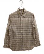 AURALEEオーラリー）の古着「WOOL RECYCLE POLYESTER SHEER CHECK SHIRTS」｜マルチカラー