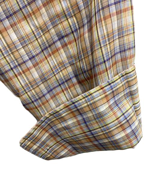 AURALEE（オーラリー）AURALEE (オーラリー) WOOL RECYCLE POLYESTER SHEER CHECK SHIRTS マルチカラー サイズ:1の古着・服飾アイテム