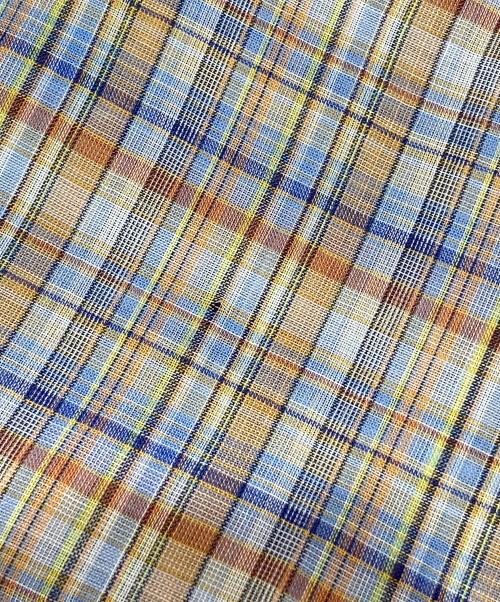 AURALEE（オーラリー）AURALEE (オーラリー) WOOL RECYCLE POLYESTER SHEER CHECK SHIRTS マルチカラー サイズ:1の古着・服飾アイテム