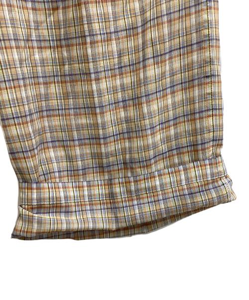 AURALEE（オーラリー）AURALEE (オーラリー) WOOL RECYCLE POLYESTER SHEER CHECK PANTS マルチカラーの古着・服飾アイテム