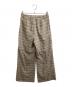 AURALEE (オーラリー) WOOL RECYCLE POLYESTER SHEER CHECK PANTS マルチカラー：11000円