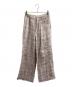 AURALEE（オーラリー）の古着「LINEN SILK CHECK PANTS　/　A23SP04NC」｜ピンク