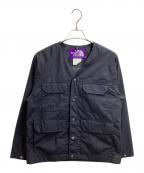 THE NORTHFACE PURPLELABELザ・ノースフェイス パープルレーベル）の古着「マウンテンウィンドウカーディガン」｜ブラック