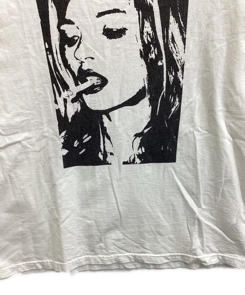MINEDENIM（マインデニム）MINEDENIM (マインデニム) Monochrome Two tone Face Crewneck T-SH　/　2504-40032-00-M2 ホワイト サイズ:不明の古着・服飾アイテム