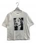 MINEDENIM（マインデニム）の古着「Monochrome Two tone Face Crewneck T-SH　/　2504-40032-00-M2」｜ホワイト