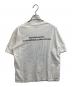 MINEDENIM (マインデニム) Monochrome Two tone Face Crewneck T-SH　/　2504-40032-00-M2 ホワイト サイズ:不明：6000円