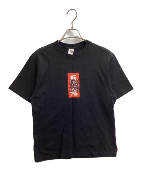BlackEyePatch（ブラックアイパッチ）BlackEyePatch (ブラックアイパッチ) プリントTシャツ ブラック サイズ:Mの古着・服飾アイテム