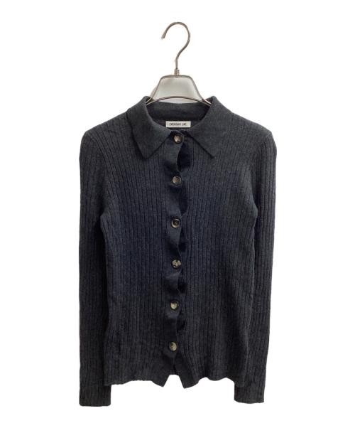 EVERYDAY I LIKE.（エヴリデイ アイ ライク）EVERYDAY I LIKE. (エヴリデイ アイ ライク) Wool Poloshirt Knit グレー サイズ:FREEの古着・服飾アイテム