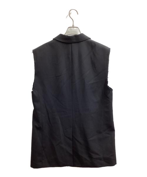NAVE（ネイブ）NAVE (ネイブ) Wool Polyester Twill Vest / VRNVSM0452 ブラック サイズ:2の古着・服飾アイテム
