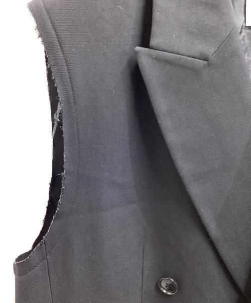 NAVE（ネイブ）NAVE (ネイブ) Wool Polyester Twill Vest / VRNVSM0452 ブラック サイズ:2の古着・服飾アイテム