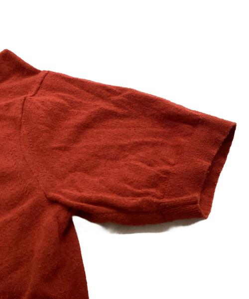 owness（オゥネス）OWNESS (オゥネス) ピリング加工ニットポロシャツ　/　QW26SS-04　/　26SS オレンジ サイズ:Mの古着・服飾アイテム